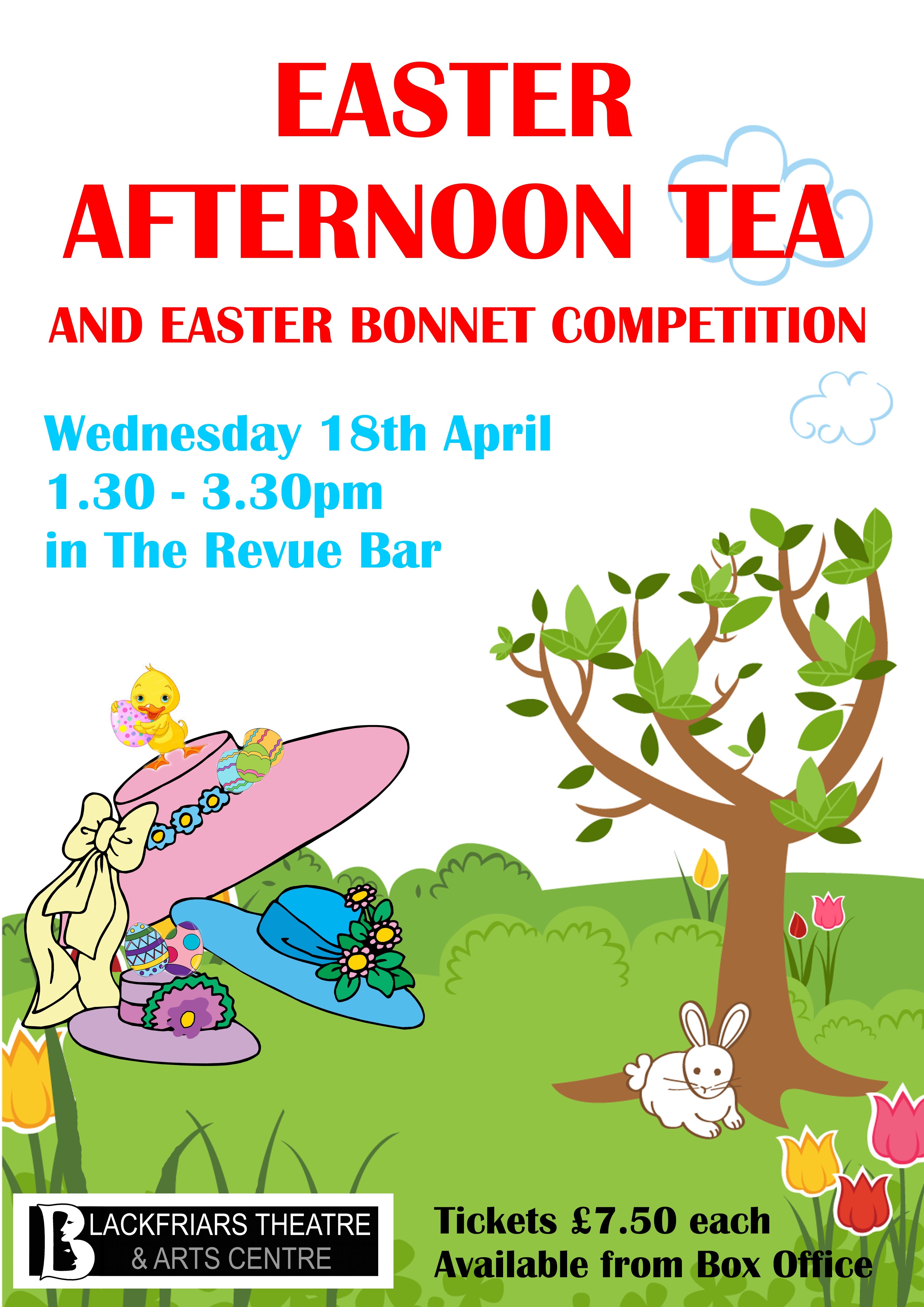 Blackfriars Easter Afternoon Tea - Wed 18th April 2018