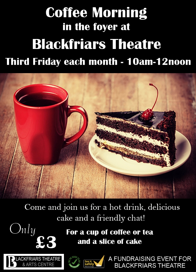 Coffee Mornings return to Blackfriars